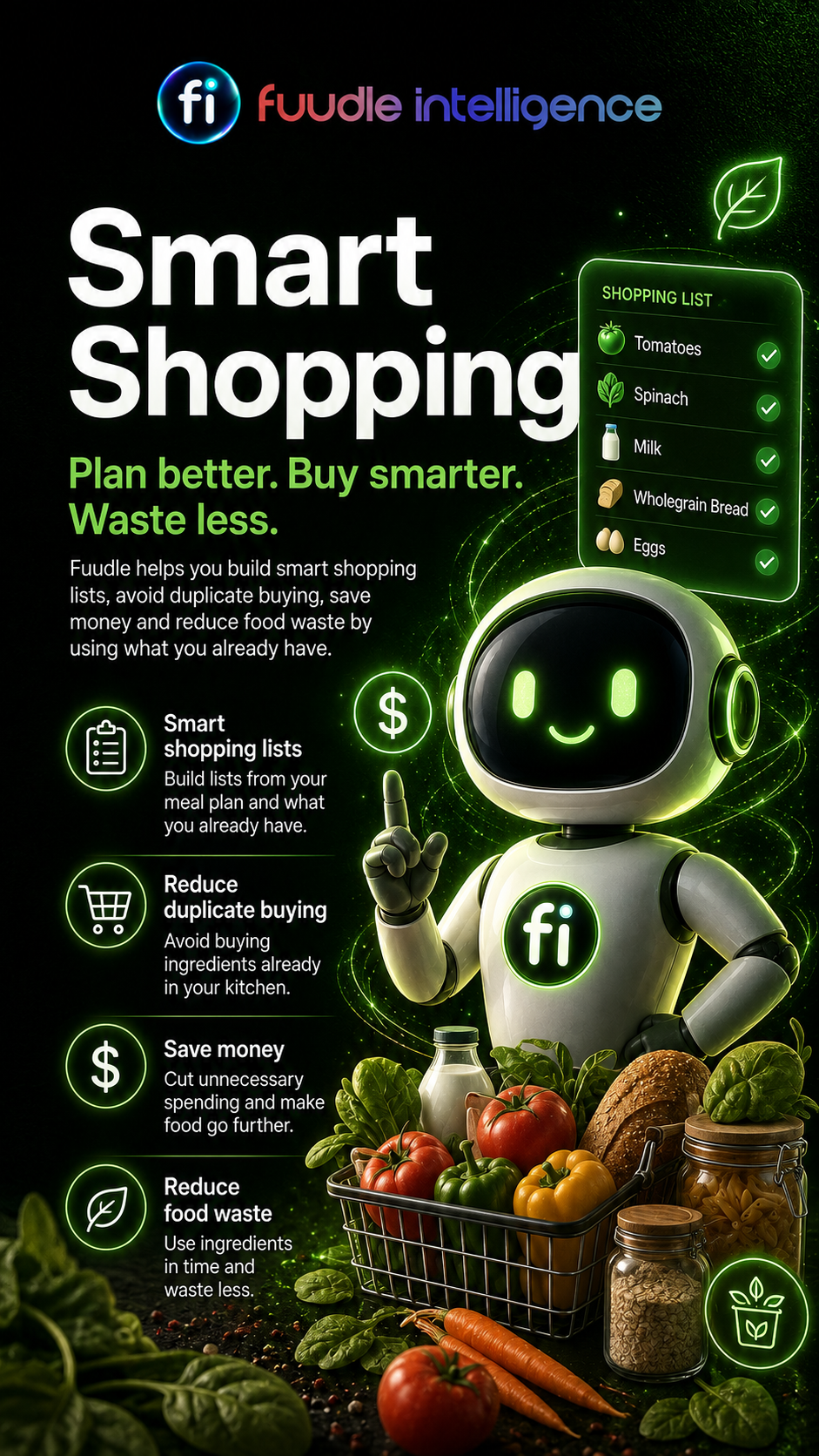 Smarter cooking with Fuudle campaign artwork